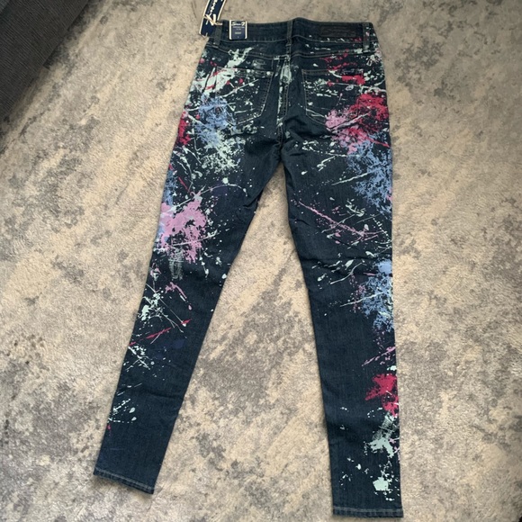 NWT Seven7 Jeans Seven Paint Splatter sz 4 - Picture 4 of 4